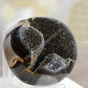 Geóda dračie vajce SEPTÁRIA #20 Odvaha, Sebaistota, Hojnosť, Ochrana, Premena, Uzemnenie, Solar plexus