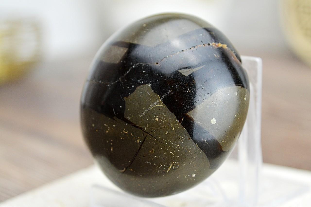 Geóda dračie vajce SEPTÁRIA #3 -Odvaha, Sebaistota, Hojnosť, Ochrana, Premena, Uzemnenie, Solar plexus