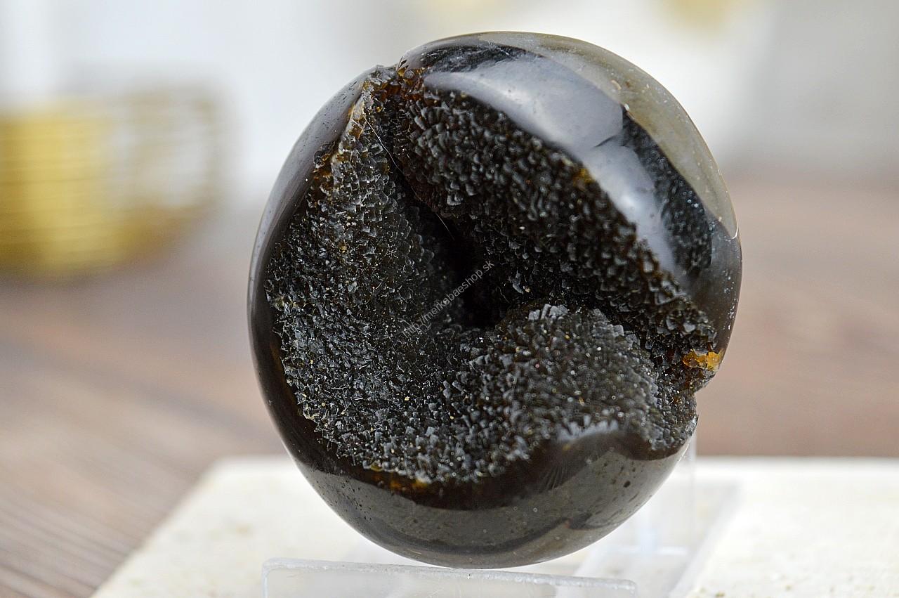 Geóda dračie vajce SEPTÁRIA #3 -Odvaha, Sebaistota, Hojnosť, Ochrana, Premena, Uzemnenie, Solar plexus