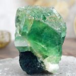 Surový Dúhový FLUORIT #2 - 1,1kg - Sústredenie, Pamäť, Intuícia, Ochrana, Božskosť, Dosiahnutie cieľov