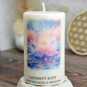 sviečka LOTOSOVÝ KVET - ZNOVUZRODENIE A PREMENA