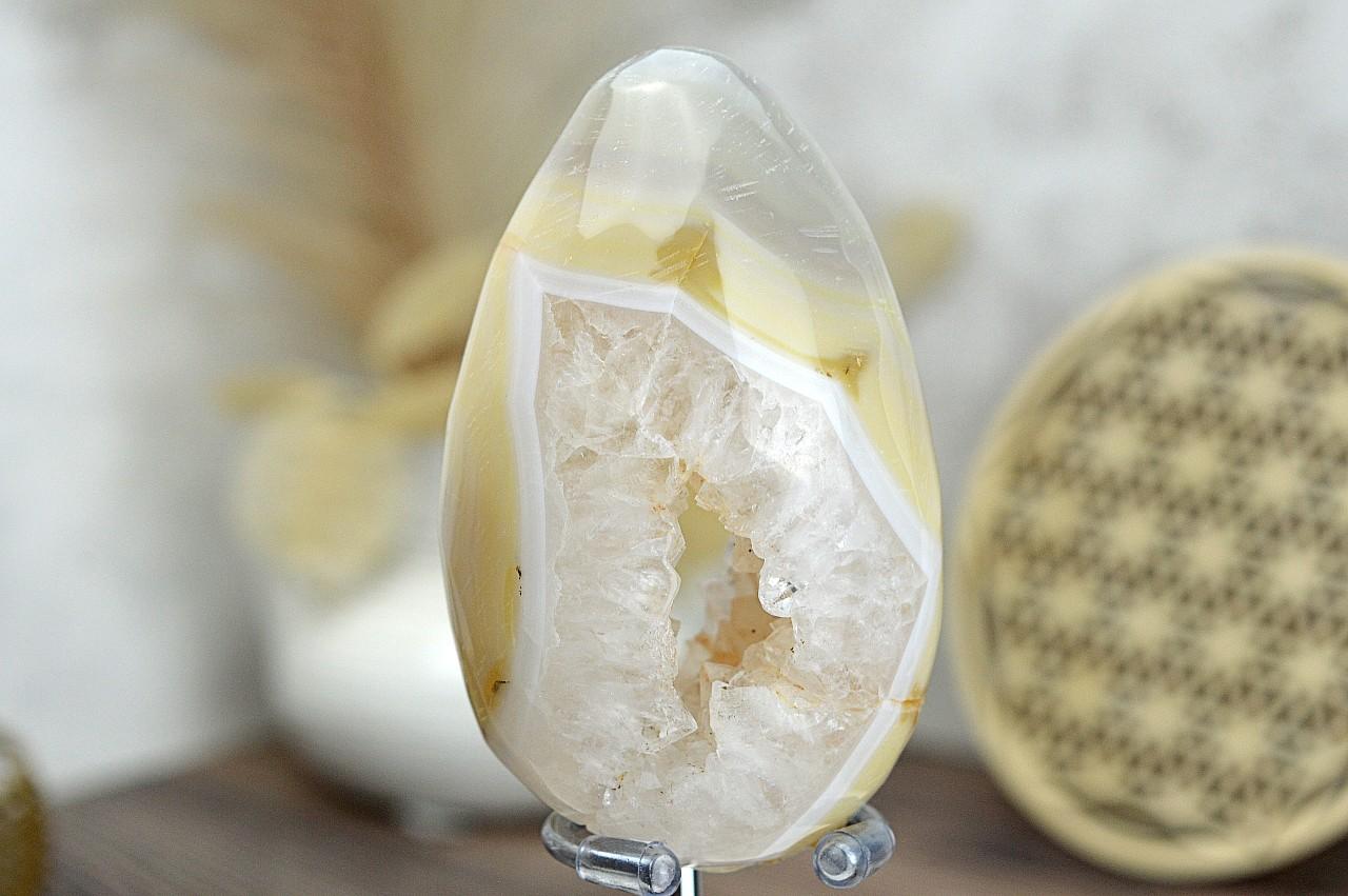 ACHATOVÁ Geóda #1 Duchovný rast, Emocionálna úľava, Odvaha