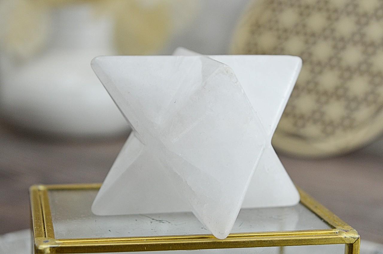 Merkaba z KRIŠTÁĽU #6,5 cm – Obrázok 2