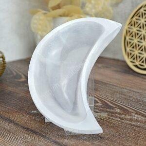 Magická Miska MESIAC- SELENIT - mesačný talizman očisty a pokoja