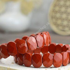 Náramok JASPIS ČERVENÝ #F – Psychická stabilita, Životná Energia , Sila, Sexuálna Energia