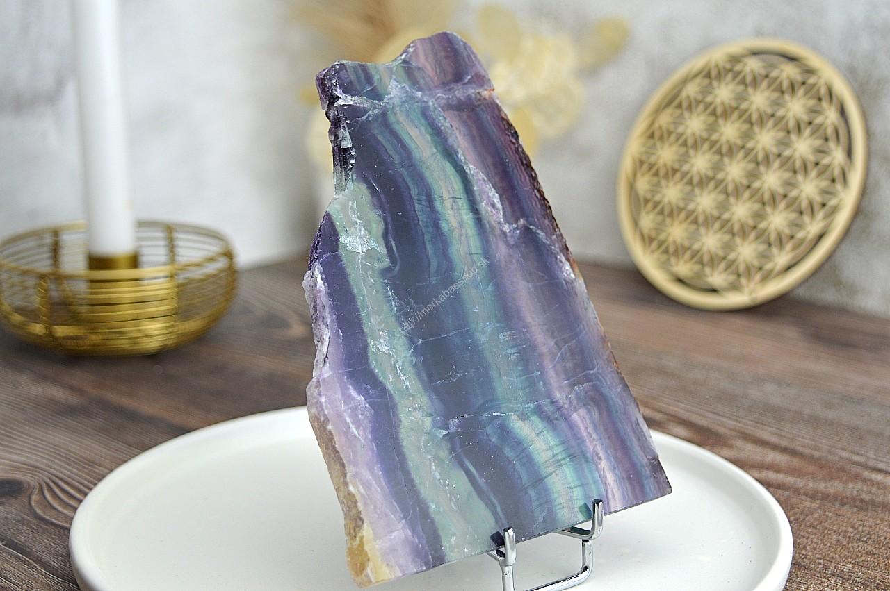 Plát FLUORIT DÚHOVÝ #1 Jasná myseľ, sústredenie, Uvoľnenie, Božskosť AAA Kvalita – Obrázok 3