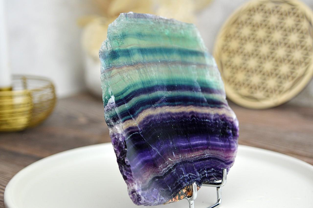 Plát FLUORIT DÚHOVÝ #2 Jasná myseľ, sústredenie, Uvoľnenie, Božskosť AAA Kvalita – Obrázok 3