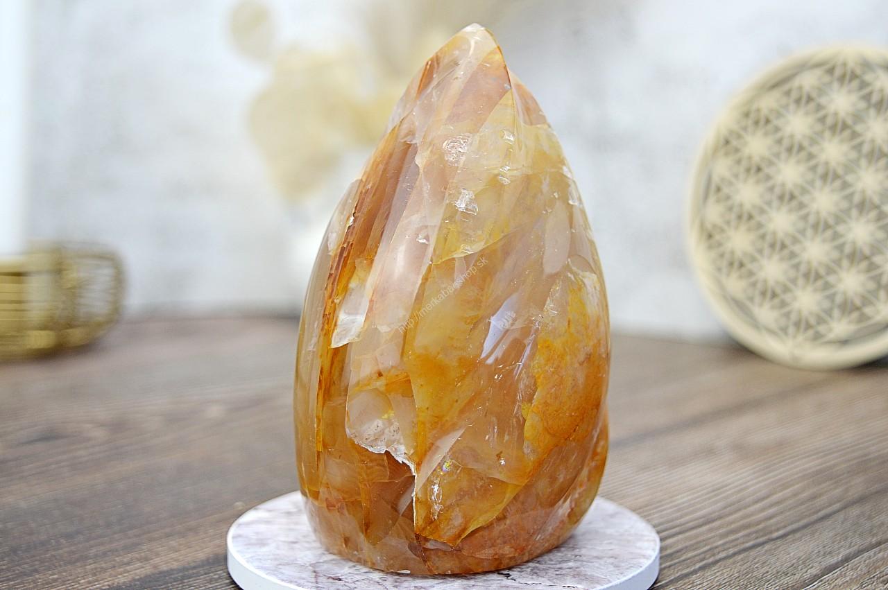 Energetická Špirála KRIŠTÁĽ S HEMATITOM/HEMATOIT #1 – Energia, Ochrana, Rovnováha, Nové začiatky EXTRA KVALITA – Obrázok 3