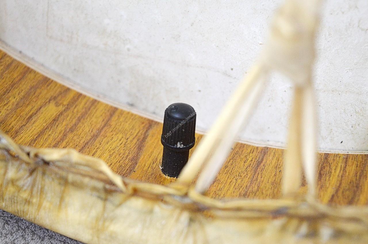 Šamanský BUBON DUCH ORLA - 40 cm- Kozia Koža, Akáciové Drevo - Laditeľný – Obrázok 6