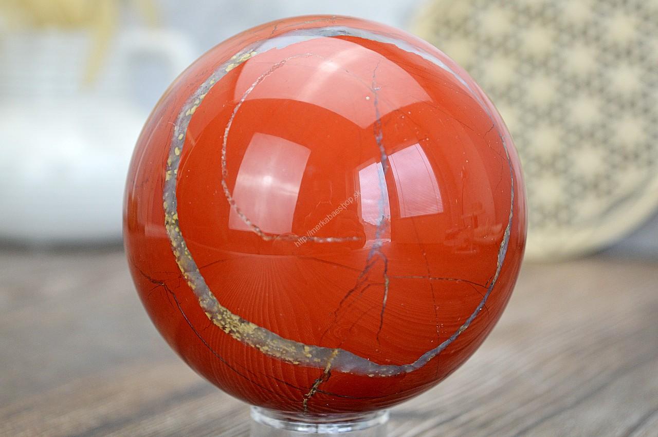 GuľaJASPIS ČERVENÝ #1 - Harmónia, Psychická stabilita, Životná Energia , Sila, Sexuálna Energia