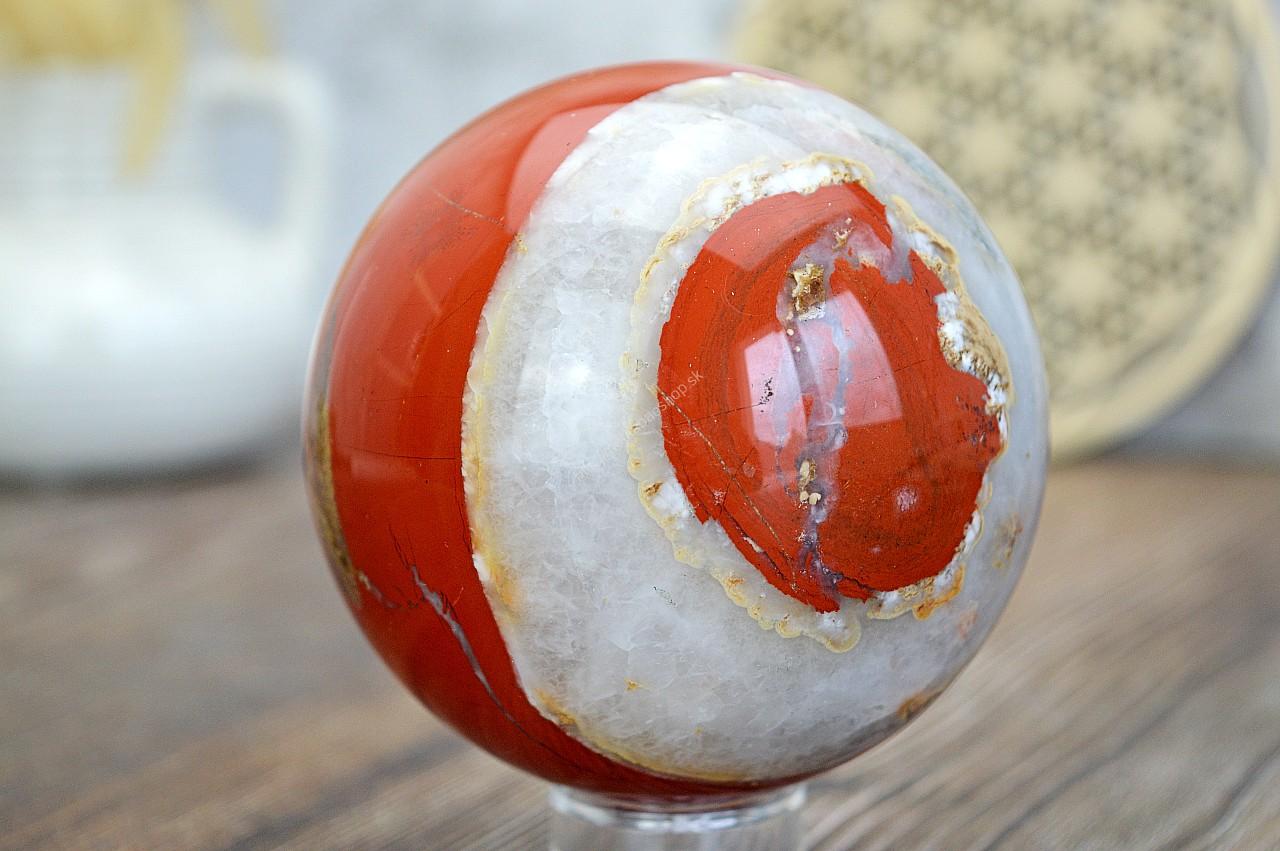 GuľaJASPIS ČERVENÝ #1 - Harmónia, Psychická stabilita, Životná Energia , Sila, Sexuálna Energia – Obrázok 3