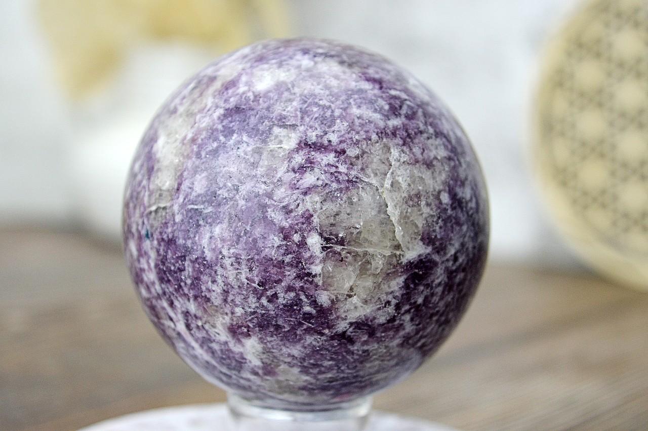 GUĽA LEPIDOLIT#2– Rovnováha, Harmónia, Liečenie Úzkosti a Depresie, Vyrovnáva emócie, Dobrý spánok – Obrázok 2