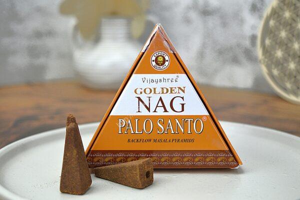Vonné kužele Tečúci dym/ back flow Golden Nag - PALO SANTO