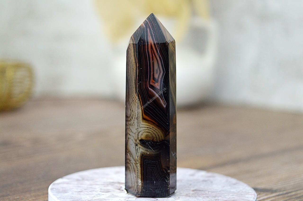 Generátor/Obelisk ACHÁT ČIERNY #2- Ochrana, Rovnováha, Uzemnenie