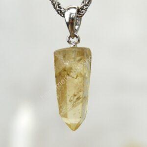 prívesok CITRÍN generátor Ag925 #3 – Hojnosť, Radosť, Šťastie, Zdravé trávenie, Znižuje Strach a Obavy