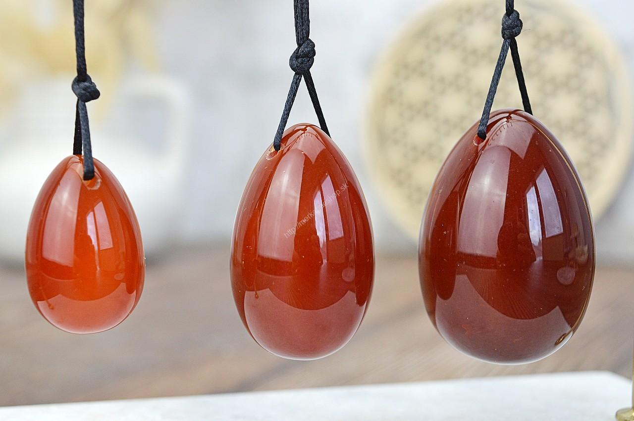 sada YONI vajíčok KARNEOL-  Prebudenie Vášne, Vitality, Sebavedomia, Ženskej energie – Obrázok 2