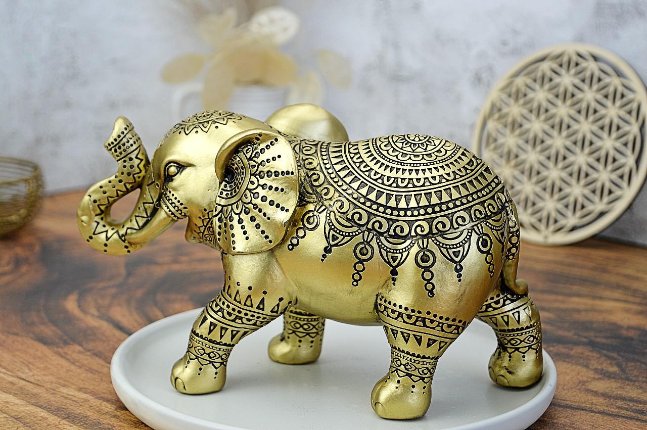 Zlatý SLON S MANDALAMI- symbol Hojnosti, Múdrosti a Ochrany – Obrázok 2