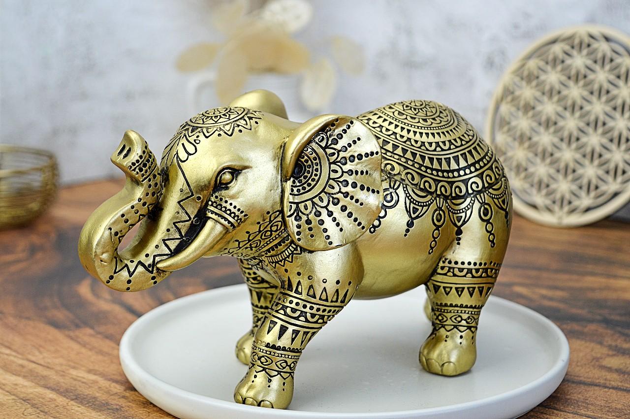 Zlatý SLON S MANDALAMI- symbol Hojnosti, Múdrosti a Ochrany – Obrázok 3