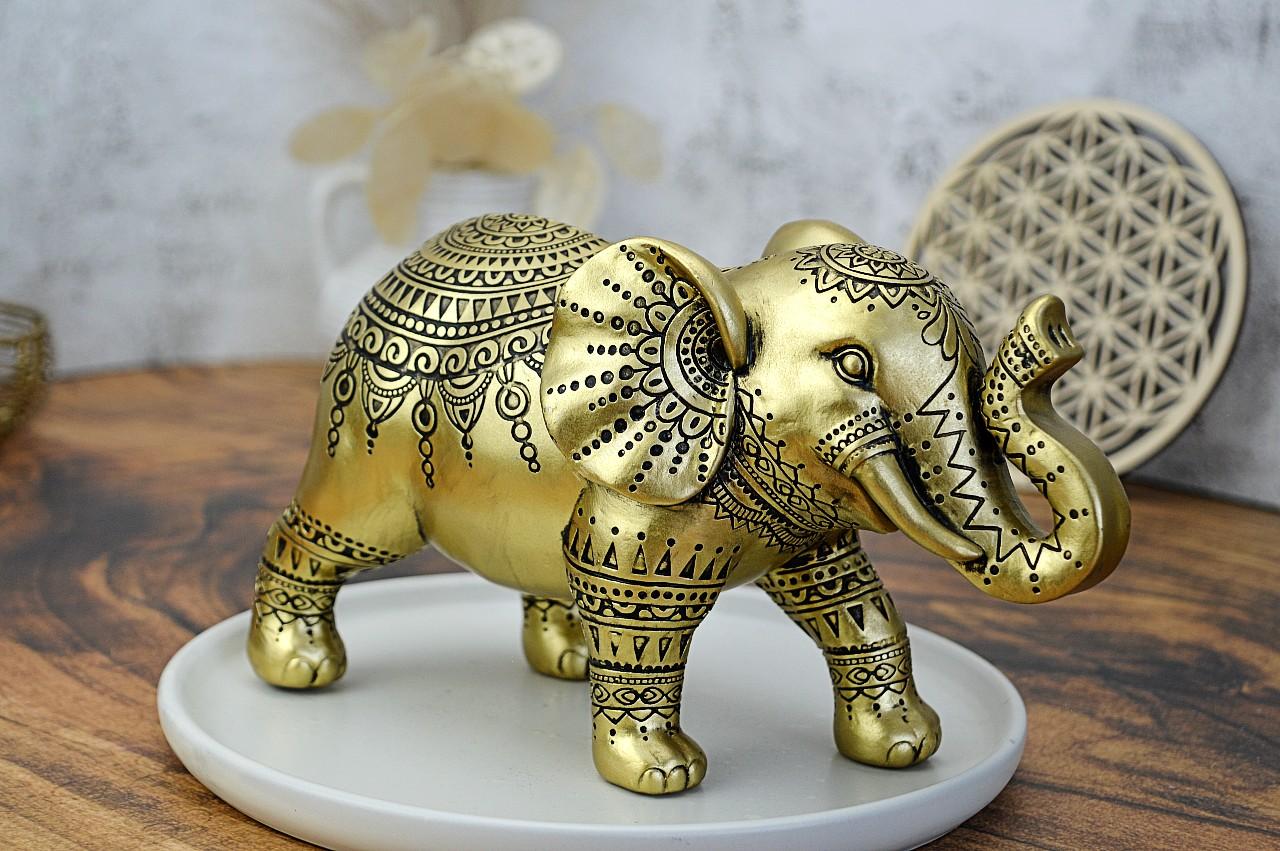 Zlatý SLON S MANDALAMI- symbol Hojnosti, Múdrosti a Ochrany – Obrázok 4