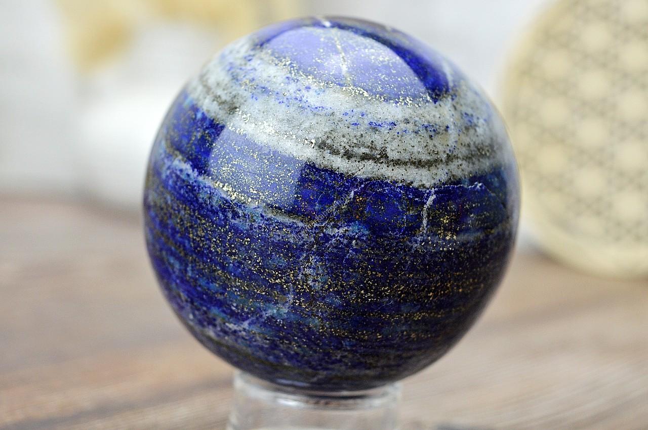 Guľa LAPIS LAZULI #1 Múdrosť, Intuícia, Psychická Rovnováha, Sebavedomie, Vizualizácia