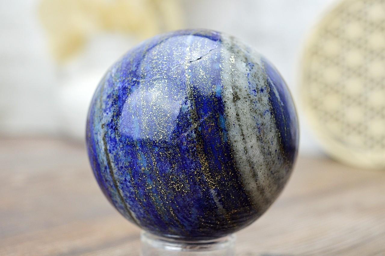 Guľa LAPIS LAZULI #1 Múdrosť, Intuícia, Psychická Rovnováha, Sebavedomie, Vizualizácia