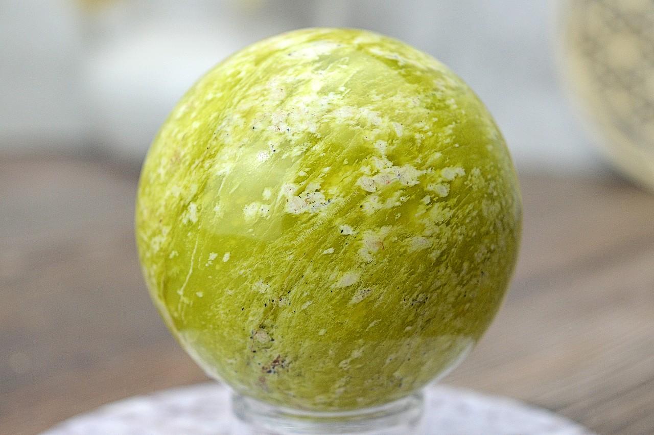 Guľa SERPENTÍN #2 - Prebudenie Kundalini, Očista, Súcit, Láska, Otvára srdce, Omladzuje