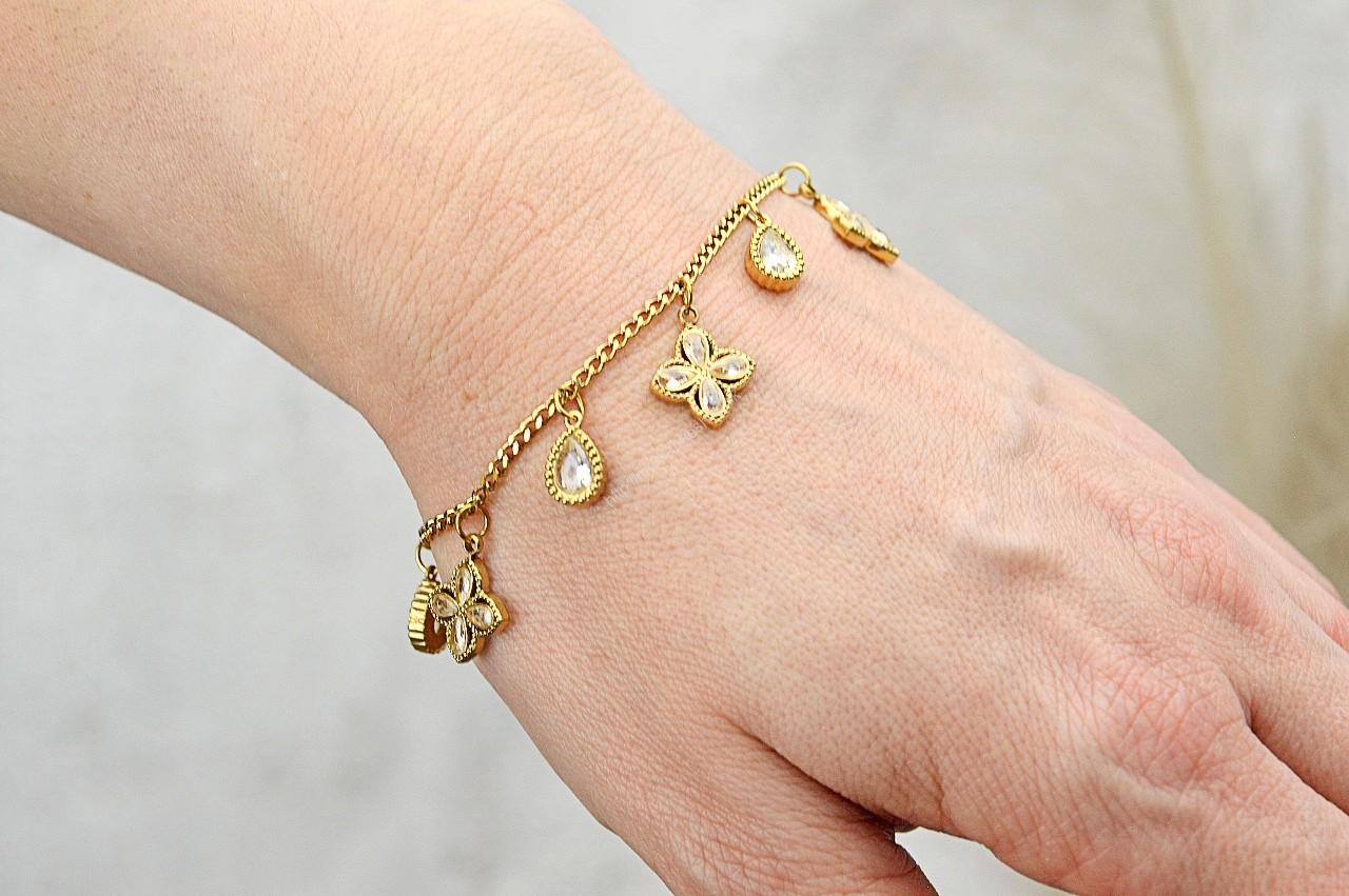 Náramok GOLDEN BLOSSOM z chirurgickej ocele – Obrázok 3