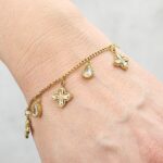 Náramok GOLDEN BLOSSOM z chirurgickej ocele