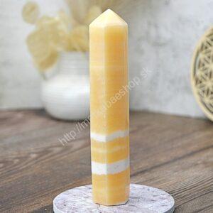 Obelisk KALCIT ORANŽOVÝ #1 - Radosť, Sexualita, Kreativita, Energia, Vzťahy