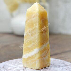 Obelisk KALCIT ORANŽOVÝ #3 - Radosť, Sexualita, Kreativita, Energia, Vzťahy