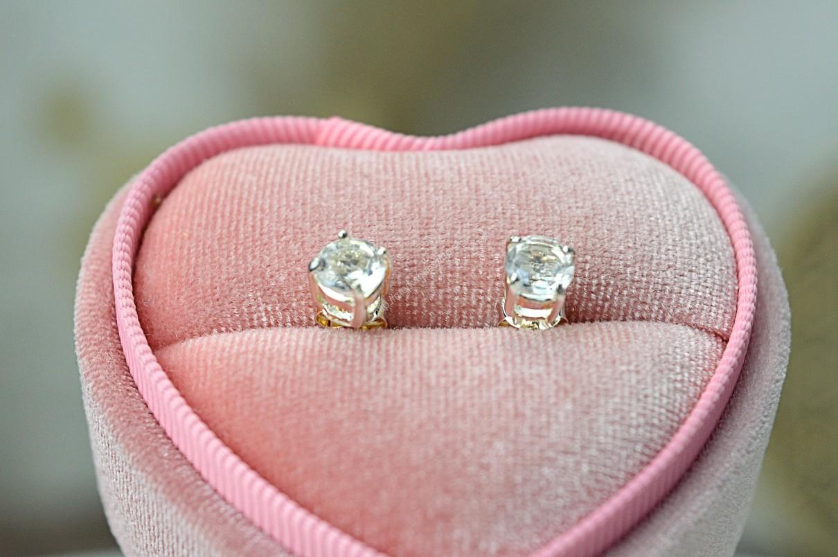 Napichovacie náušničky KRIŠTÁĽ Briliantový brus Ag925/1000 -Svetlo na Zemi, Majster liečiteľ, Manifestovanie, Sila, Energia, Ochrana – Obrázok 3