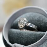 Strieborný prsteň  HERMIKER DIAMANT #3 - Vysoko vibračný, Ochrana, Jasná myseľ, Zosilňovač energie