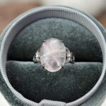 Prsteň Morganit Ag925/1000 - Otvorenie srdca, Láska, Anjelské vedenie, Rovnováha, Emocionálna Ochrana