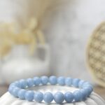 Anjelský náramok ANGELIT 8mm - Mier, Sebavedomie, Znovuzrodenie, objavenie Skrytej sily  AAA kvalita