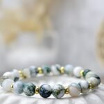 náramok ACHÁT MACHOVÝ- Nové začiatky, Hojnosť, Rovnováha, Otvorenosť