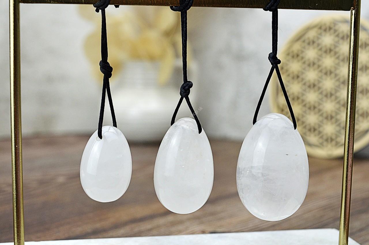 sada YONI vajíčok KRIŠTÁĽ v darčekovej krabičke- Energia, Prebudenie Vášne, Vitality, Sebavedomia, Ženskej energie