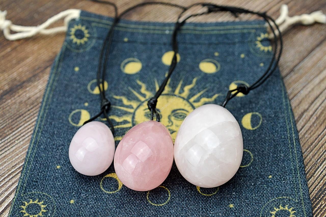 sada YONI vajíčok RUŽENÍN -  Energia, Prebudenie Vášne, Vitality, Sebavedomia, Ženskej energie