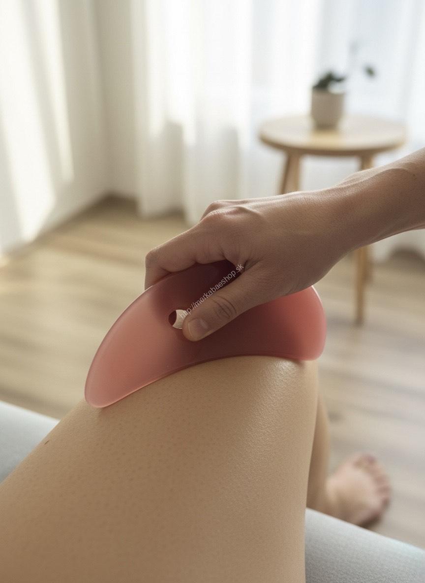 Masážny kameň Gua-Sha veľká na Telo - živica – Obrázok 2