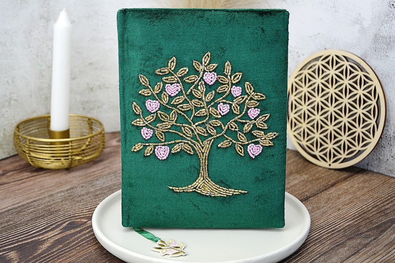 Zamatový zápisník Strom Života