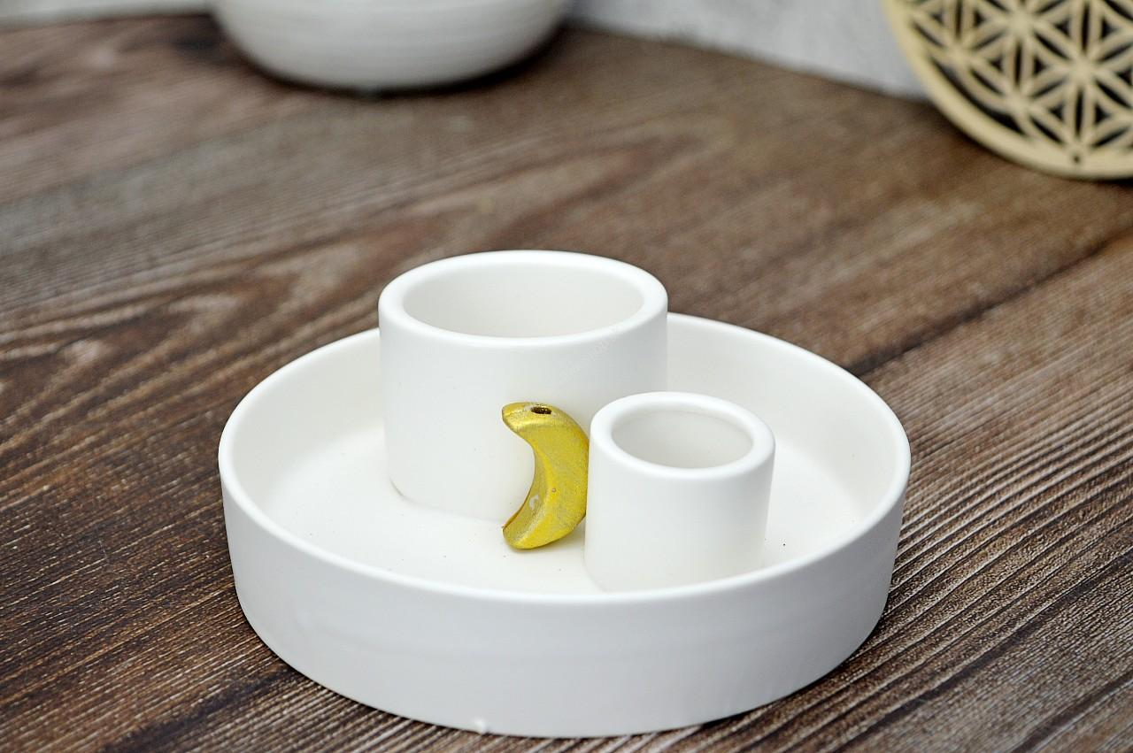 Keramický stojan na vykurovacie Zväzky, drievka PALO SANTO a Vonné tyčinky – Obrázok 2