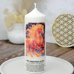 Sviečka 2026 ROK OHNIVÉHO KOŇA - Životná energia, Rozhodnosť, Vášeň, Vlastná cesta