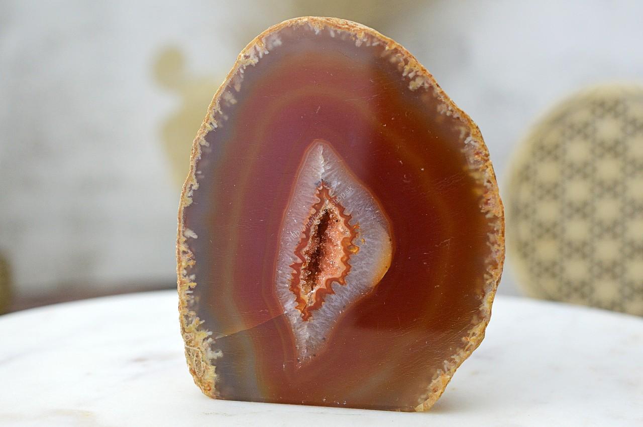 ACHATOVÁ Geóda #9 Duchovný rast, Emocionálna úľava, Odvaha