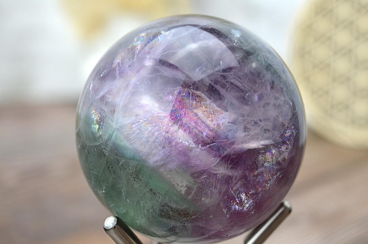 Guľa FLUORIT #1 - Jasnej mysle, sústredenia a Božskosti