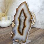 ACHÁT plát CRAZY LACE 24,5 cm #4 - Sebavedomie, Kreativita, Uvoľnenie Emócií, Rovnováha Jin a Jang