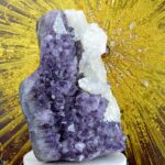 Zbierková Drúza AMETYST s KALCITOM 9,5 kg - Radosť, Vzťahy, Intuícia, Rovnováha, pokojný Spánok