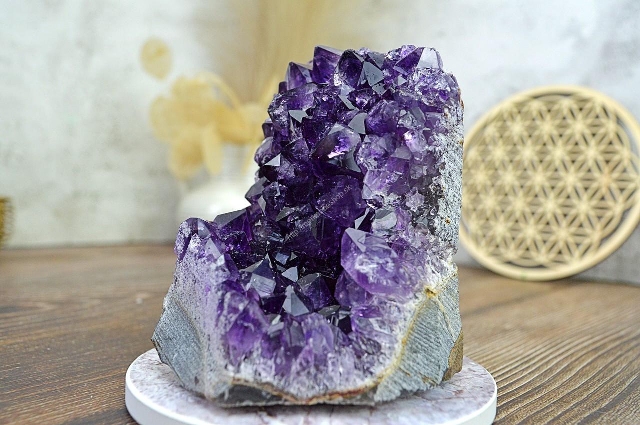 AMETYSTOVÁ drúza #6 Božskosť, Intuícia, Rovnováha, pokojný Spánok – EXTRA KVALITA