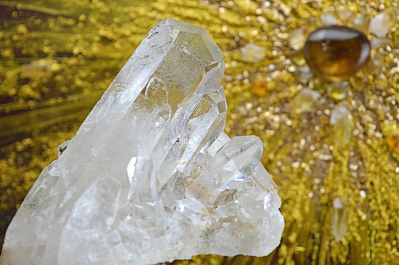 Vysoko-vibračná LEMURIANSKA KRIŠTÁĽOVÁ DOW Drúza #5 - KLENOT KRISTOVEJ SILY – Obrázok 2