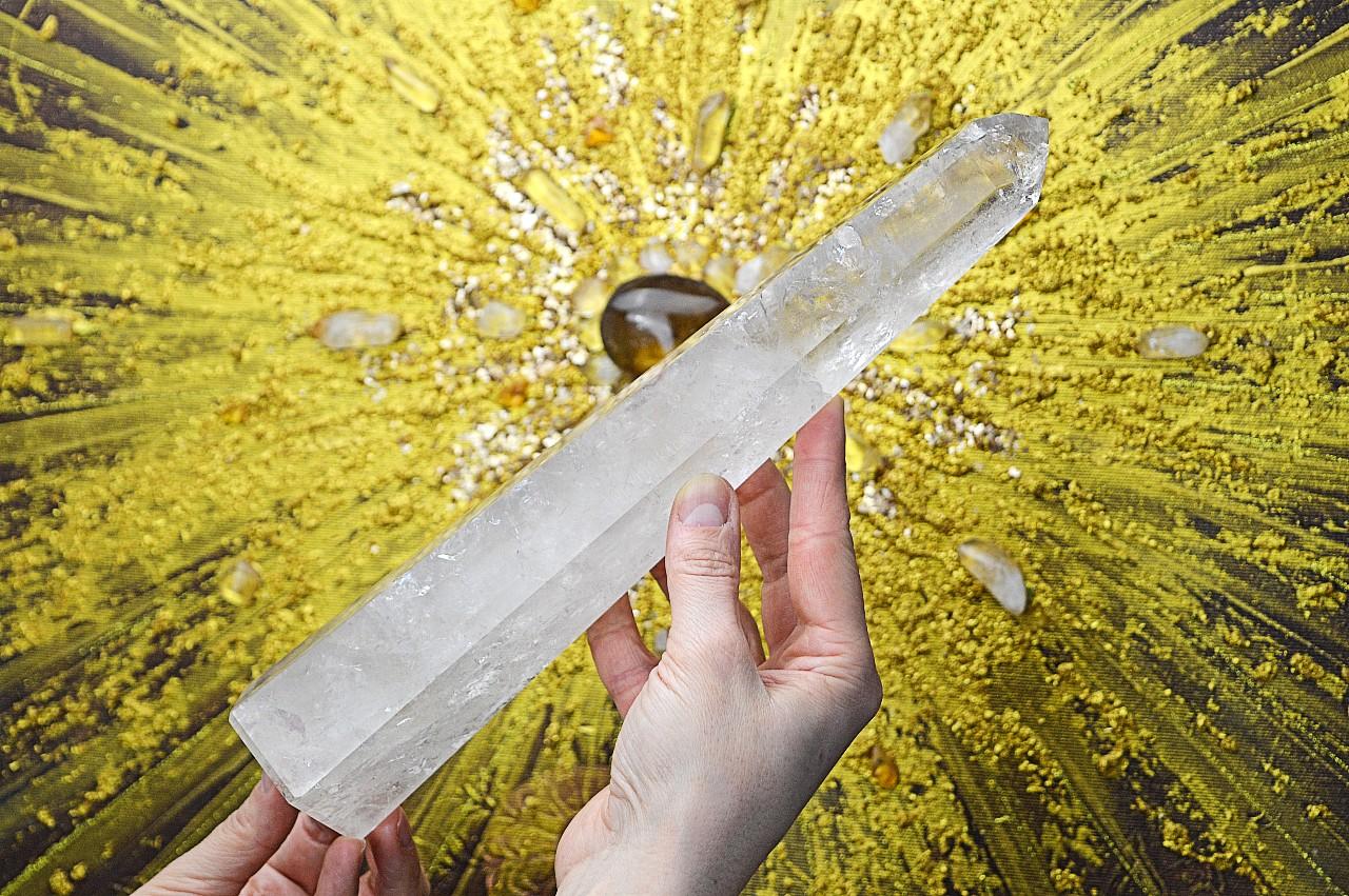 Zbierkový DOW KRIŠTÁĽOVÝ obelisk KRISTOVEHO VEDOMIA s Dúhami #1 - 29,5cm EXTRA KVALITA – Obrázok 3