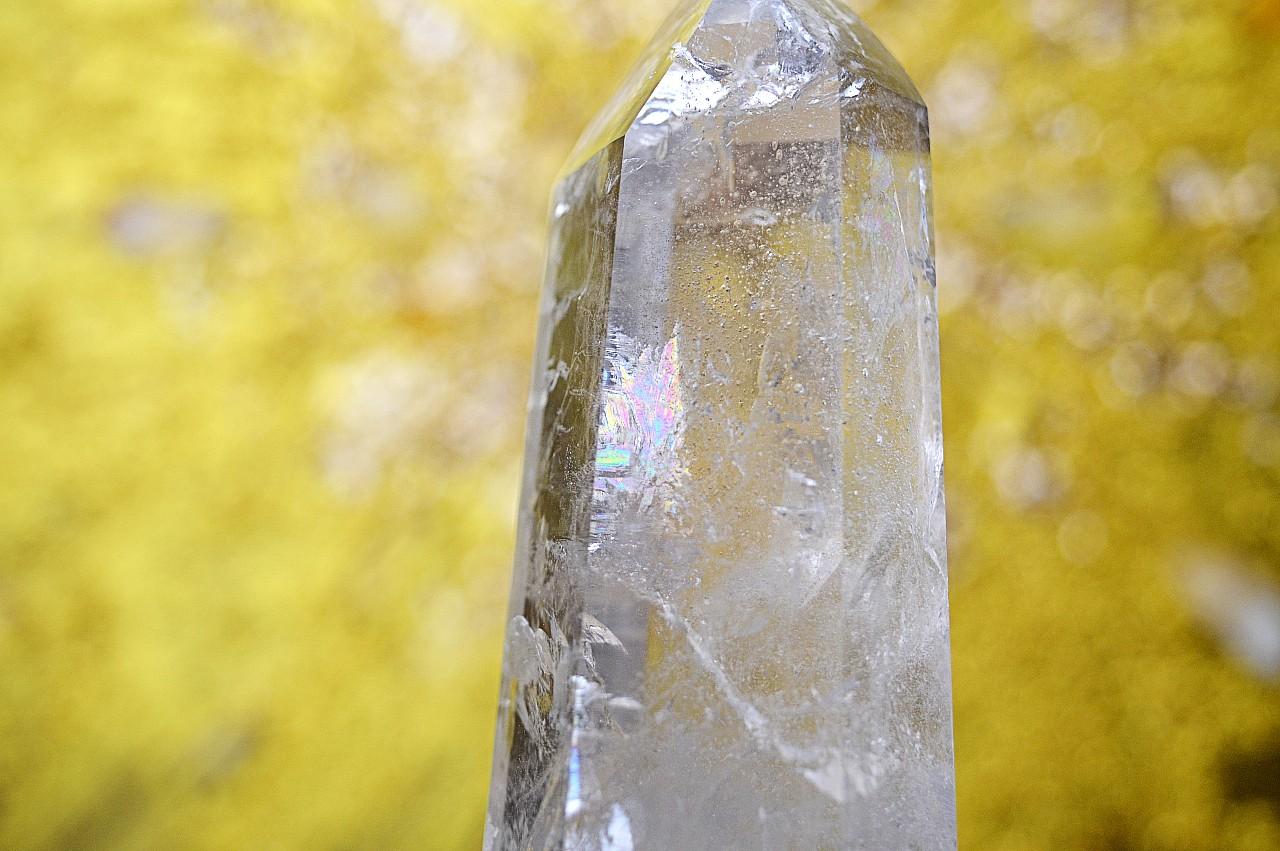 Zbierkový DOW KRIŠTÁĽOVÝ obelisk KRISTOVEHO VEDOMIA s Dúhami #1 - 29,5cm EXTRA KVALITA – Obrázok 7