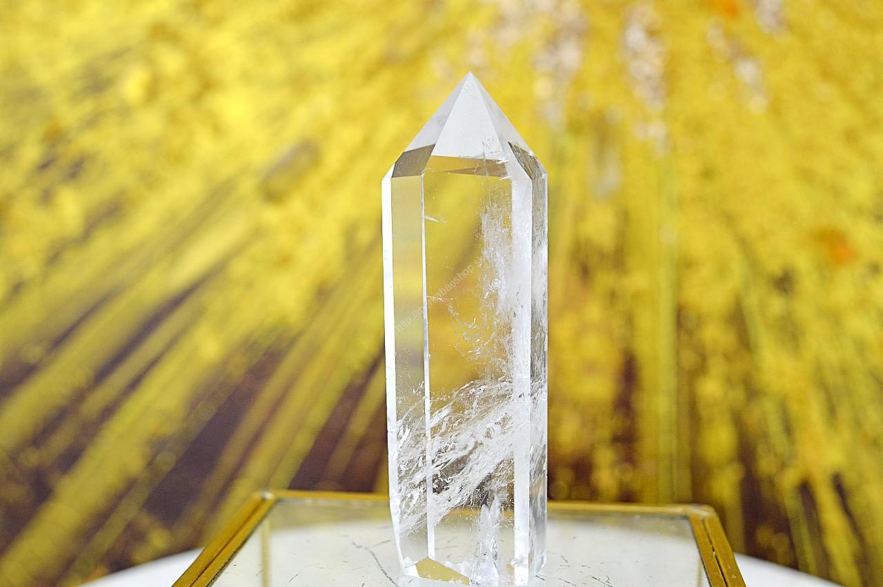 KRIŠTÁĽOVÝ OBELISK #11 - Svetlo na Zemi, Manifestovanie, Sila, Energia, Ochrana - Extra Kvalita-